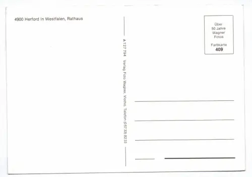 Foto Ak Herford in Westfalen Rathaus