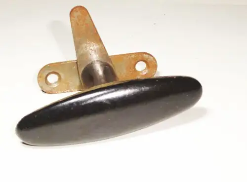 Alter Fenstergriff Bakelit Metall Fensterolive Art Deco Industriedesign