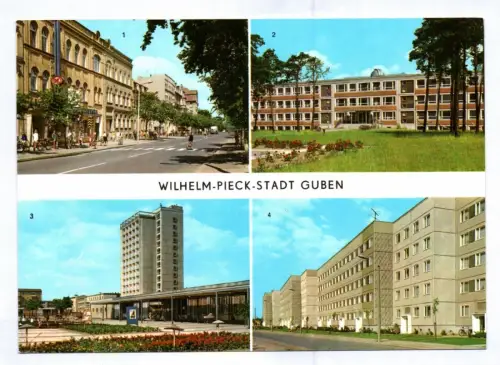 Ak Wilhelm Pieck Stadt Guben Wilhelm Pieck Straße Gubin Sprugow