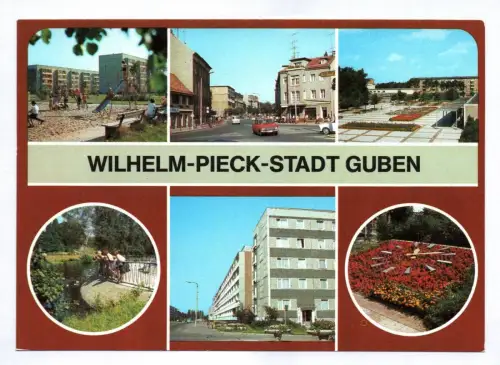 Ak Wilhelm Pick Stadt Guben 1983 Kinderspielplatz Leninallee