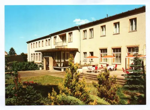 Foto Ak Strausberg Hotel Süd 1988