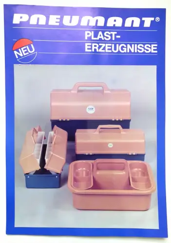 Pneumant Plasterzeugnisse Mehrzweckkästen DDR Reklame VEB Kombinat