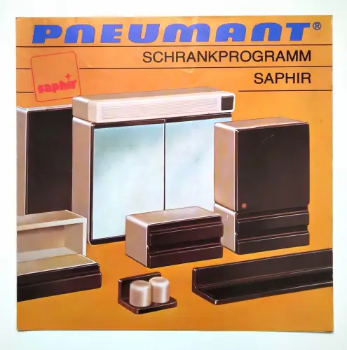 Pneumant Schrankprogramm Saphir DDR Reklame Prospekt 1980