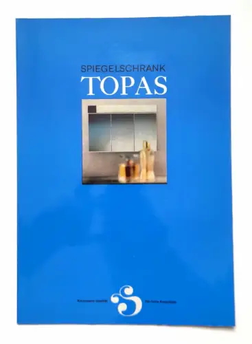 Spiegelschrank Topas DDR Reklame Pneumant 1976 VEB Preßwerk Ottendorf Okrilla