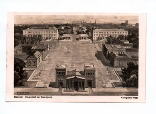 Ak München - Hauptstadt der Bewegung Königlicher Platz 1941