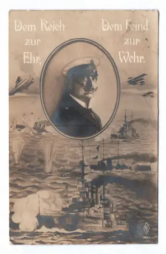 Künstler Ak Dem Reich zur Ehr - Dem Feind zur Wehr 1 Wk