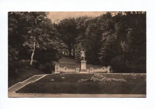 Ak Kiel Herzog Friedrich Denkmal 1913