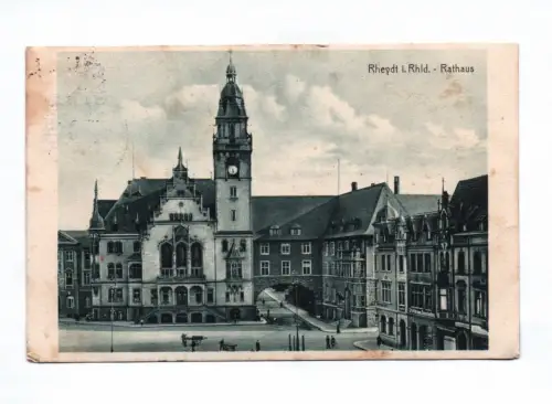 Ak Rheydt Rathaus 1935