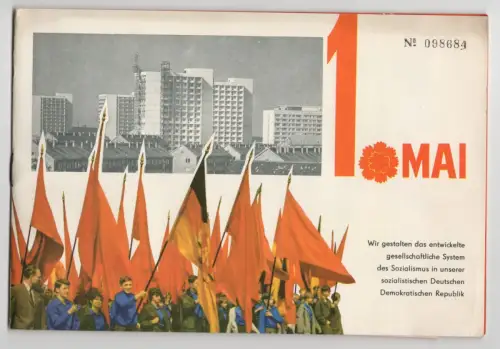 1 Mai DDR Politik Heft