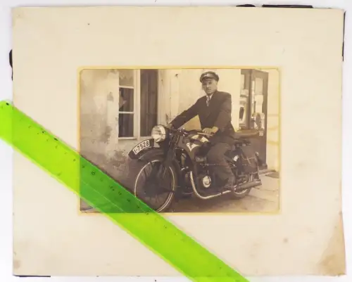 Foto Zündapp Motorrad Oldtimer 1930er motorcycle