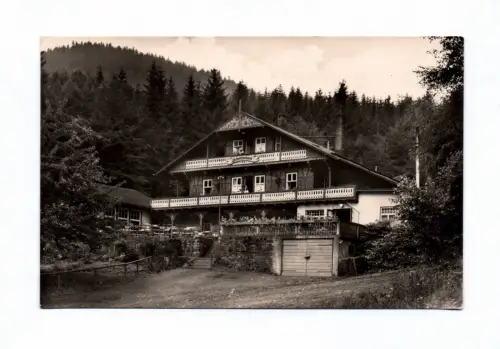Foto Ak Tabarz in Thüringen Schweizerhaus 1958