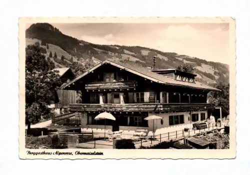 Foto Ak Berggasthaus Alpenrose Erholungsort Obermaiselstein