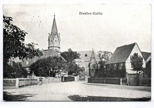 Ak Dresden Kaditz 1913