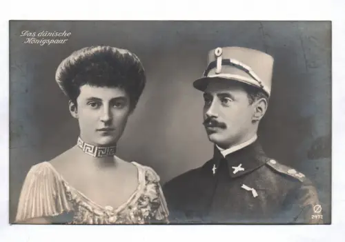 Ak das dänische Königspaar Adel Dänemark