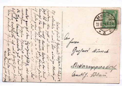 Ak Meißen Polizeischule 1924
