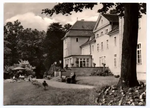 Foto Ak Drewen Kreis Kyritz Ortsteil Karnzow VdN Kurheim Ernst Thälmann 1974
