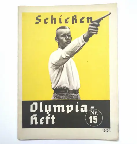 Olympia Heft 1936 Schießen Nr. 15