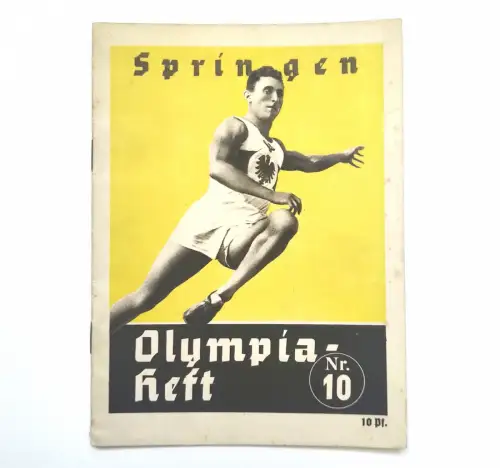 Olympia Heft 1936 Springen Nr. 10