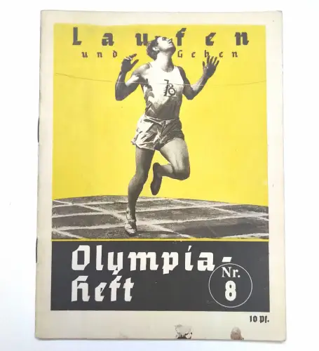 Olympia Heft 1936 Laufen und Gehen Nr. 8