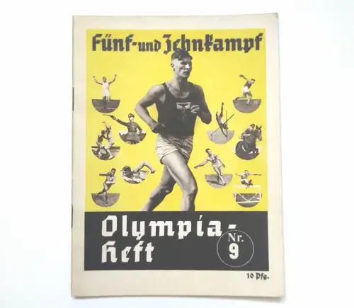 Olympia Heft Fünf- und Zehnkampf Nr. 9