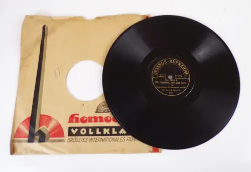 Schellack Wir Sachsen wir sind helle sächsische Mundart Georg Ruselli