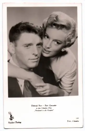 Foto Ak Deborah Kerr - Burt Lancaster in dem Columbia Film "Verdammt in alle ...