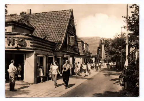 Foto Ak Ostseebad Boltenhagen belebte Straße HO 1966