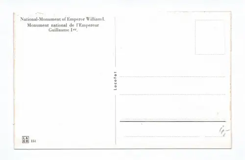 Ak Berlin Nationaldenkmal Kaiser Wilhelm I.