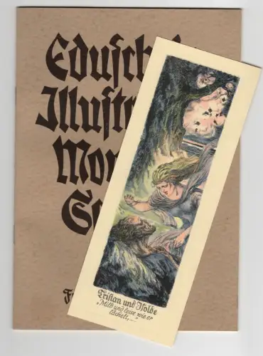 Eduscho Lesezeichen Tristan und Isolde Sammelbild Monatsschrift Februar 1937