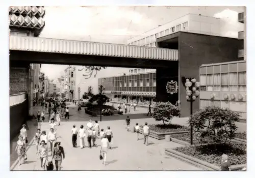 Foto Ak Halle Saale Klement Gottwald Straße 1977