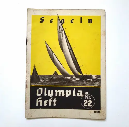 Segeln 1936 Olympiaheft Nr. 22