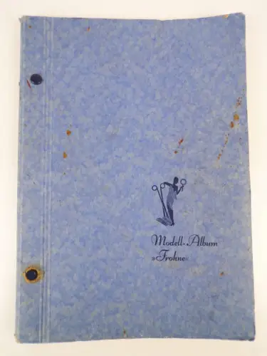 Modellalbum Frohne Mode Schnittmuster Grundbuch Schneider Handarbeit 1930 er 