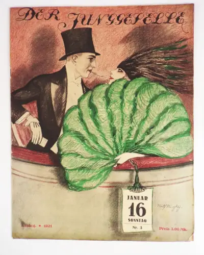 Der Junggeselle 1921 Nummer 3 Zeitschrift 