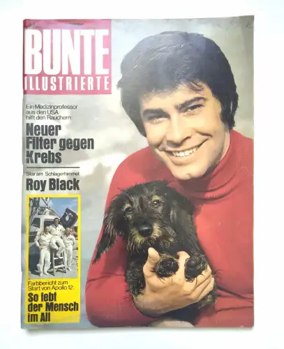 Bunte Illustrierte 1969 Star am Schlagerhimmel Roy Black