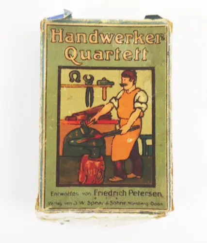 Handwerker Quartett Friedrich Petersen Spear und Söhne Nürnberg 1930er 