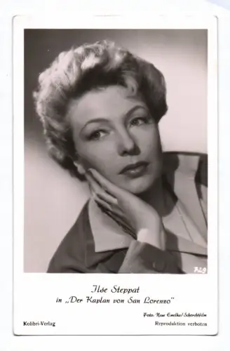 Foto Ak Ilse Steppat in "Der Kaplan von San Lorenzo" Schauspieler
