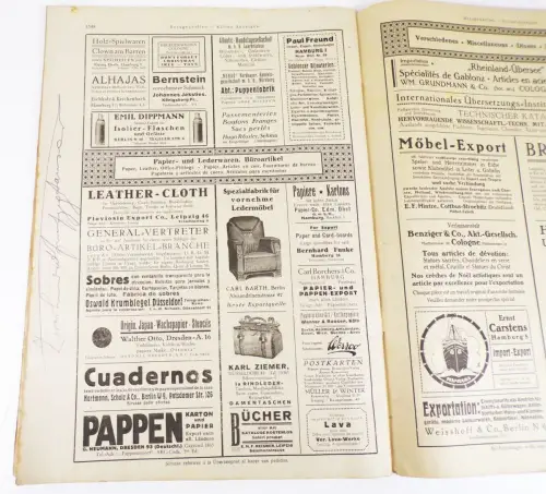 Übersee Post 1920 Nummer 35 Zeitung