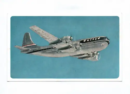 Künstler Ak Flugzeug United twin-deck Mainliner