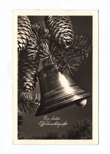 Foto Ak Die besten Weihnachtsgrüße 1940 Glocke