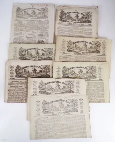 Schwarzwälder Bote Zeitung 1846 bis 1875