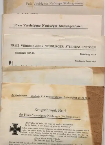 Freie Vereinigung Neuburger Studiengenossen 1 Wk Studentika München