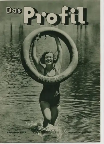 Das Profil Metzeler Schläuche Heft 3 Mai 1934 Reifen Reklame Oldtimer