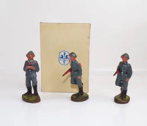 Effelder Soldaten Masse wohl mit Originalkarton DDR