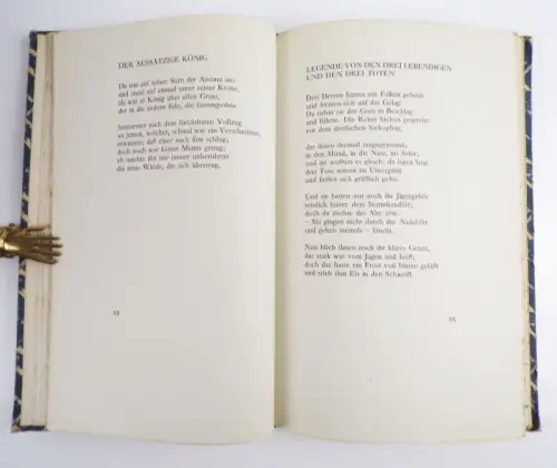 Rainer Maria Rilke Der Neuen Gedichte anderer Teil Insel Verlag