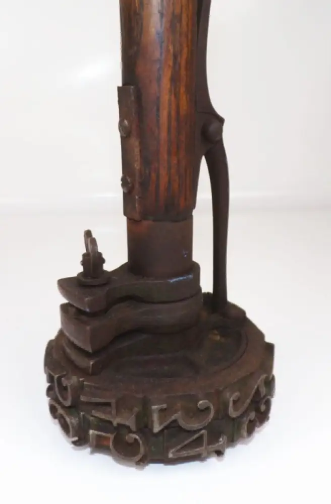 Alter Schlaghammer Nummernschläger Schlagstempel Holzstamm Markierer Antik 2