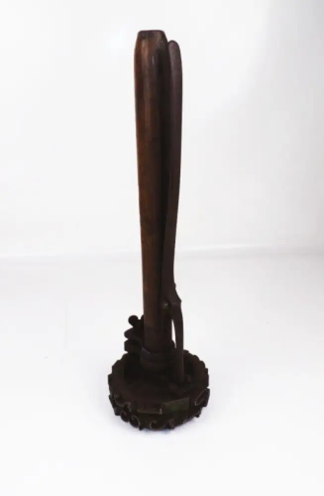 Alter Schlaghammer Nummernschläger Schlagstempel Holzstamm Markierer Antik 3