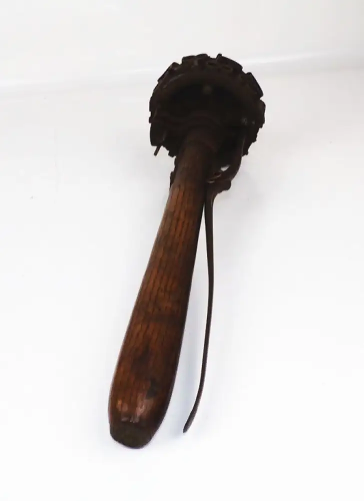 Alter Schlaghammer Nummernschläger Schlagstempel Holzstamm Markierer Antik 4