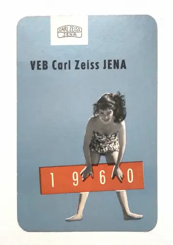 Alter Taschenkalender VEB Carl Zeiss Jena 1960