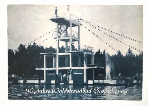 Heft 40 Jahre Waldstrandbad Großschönau 1973 DDR Reklame Werbung