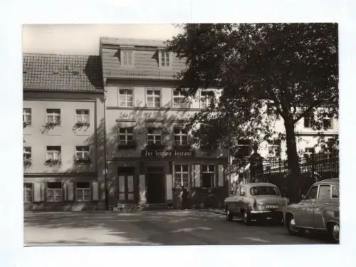 Foto Ak Berlin Hauptstadt der DDR HO Gaststätte Zur letzten Instanz 1966